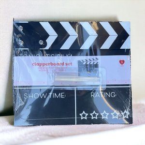 Movie Night Clapperboard Chalk Clapboard Cut Scene LA Hollywood Film TV Tik Tok
